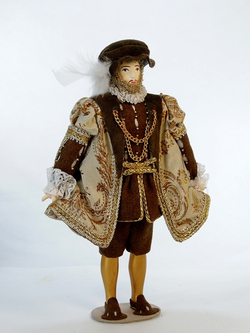 Кукла коллекционная король Генрих VIII