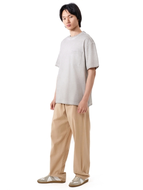 Серая футболка Senseera с карманом на груди