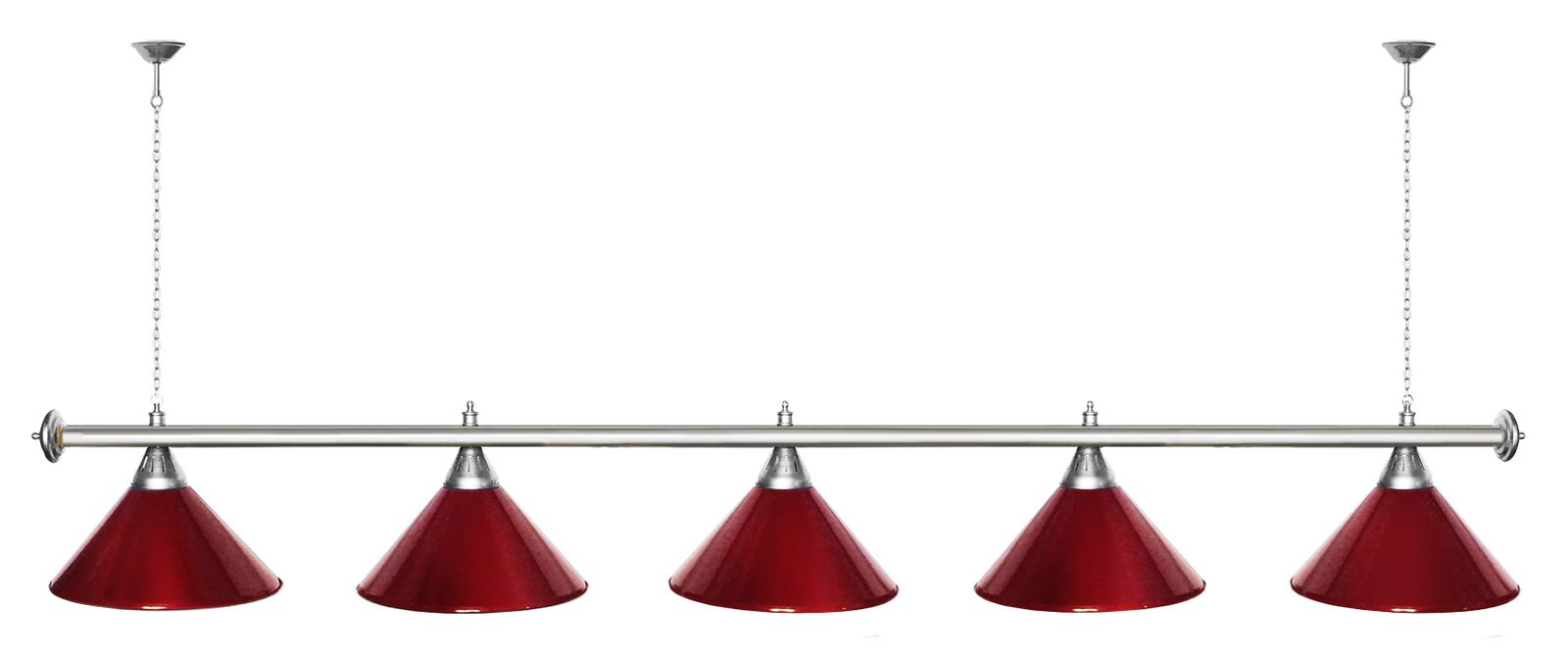 Лампа STARTBILLIARDS 5 пл. (плафоны зеленые,штанга золотая,фурнитура золото) фото №10