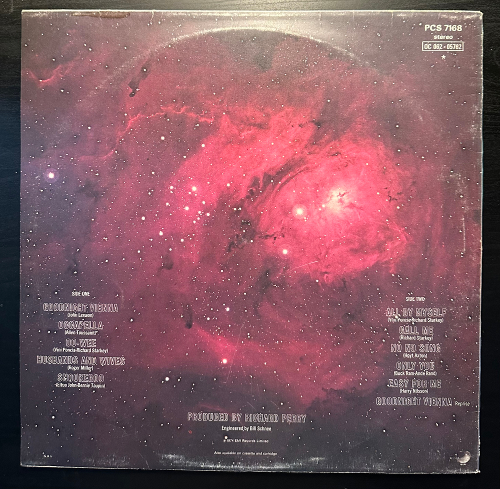 Ringo Starr - Goodnight Vienna (Англия 1974г.)