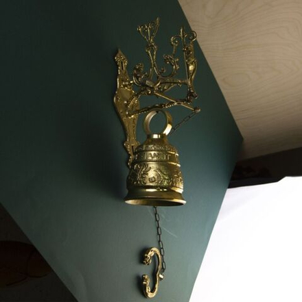 Винтаж: Винтажный дверной колокольчик из бронзы