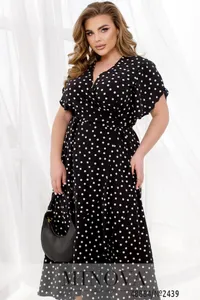 Платье 2439-черный Minova
