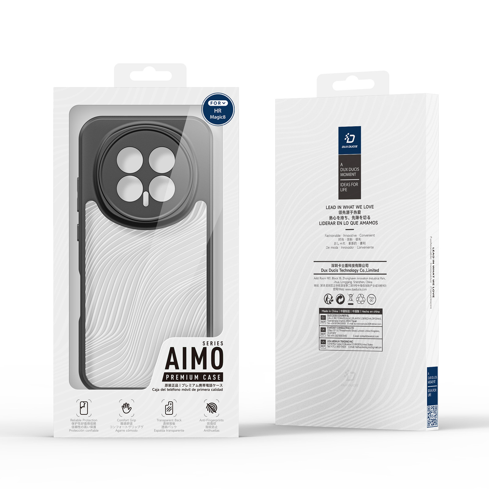 Защитный прозрачный чехол для Honor Magic 8, серия Aimo Series от Dux Ducis