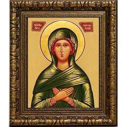 Мариамна (Мария) Праведная, сестра святого апостола от 12-ти Филиппа. Икона на холсте.