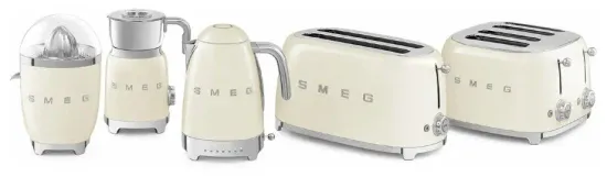 Тостер SMEG TSF03CREU, кремовый
