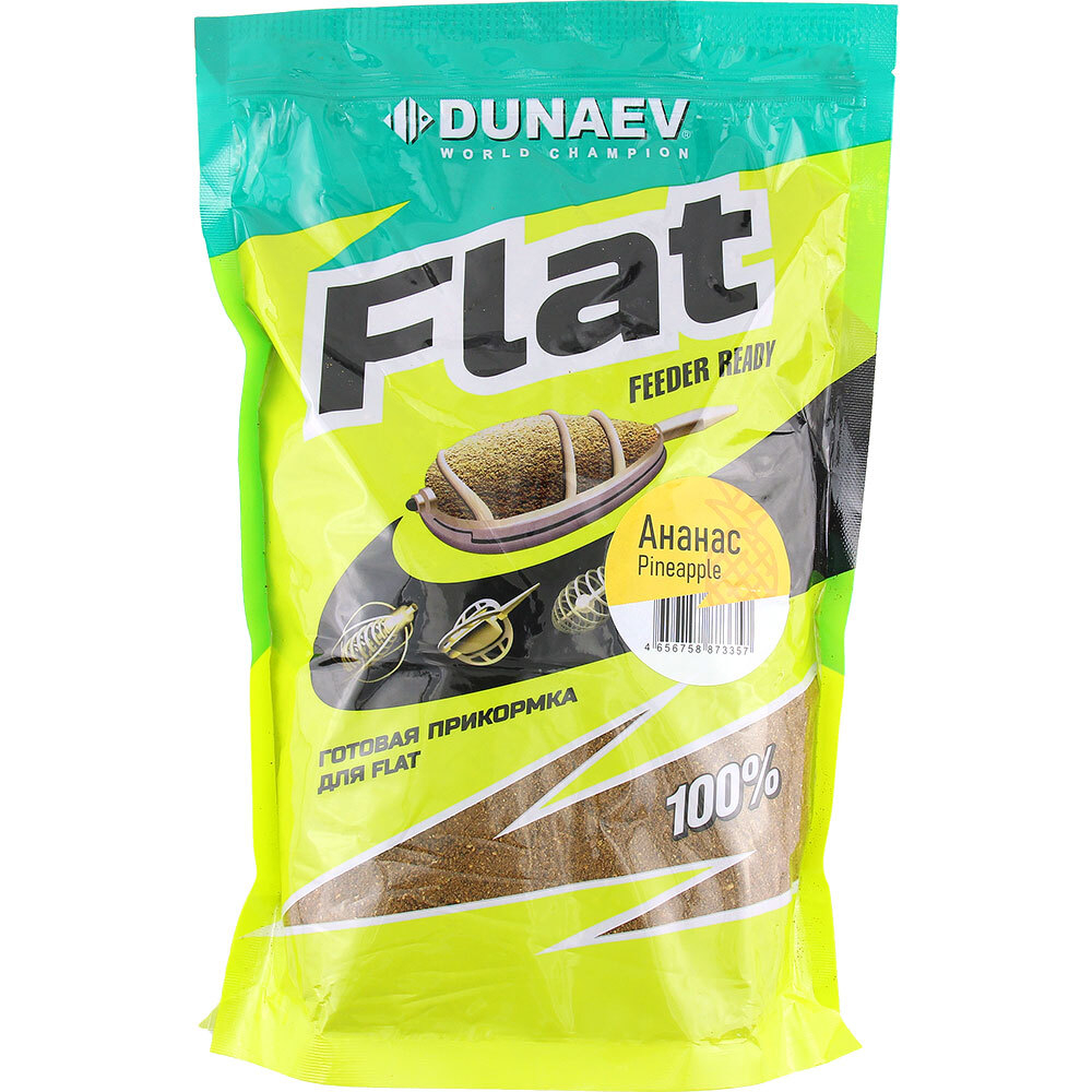 Прикормка Dunaev Flat Feeder Ready 1 кг Ананас