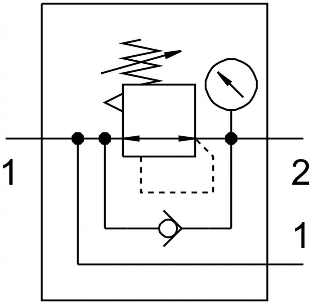 Регулятор давления Festo MS4-LRB-1/4-D6-AS
