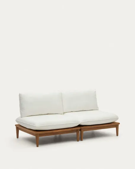 Комплект из 2 модульных кресел Portitxol из массива тика