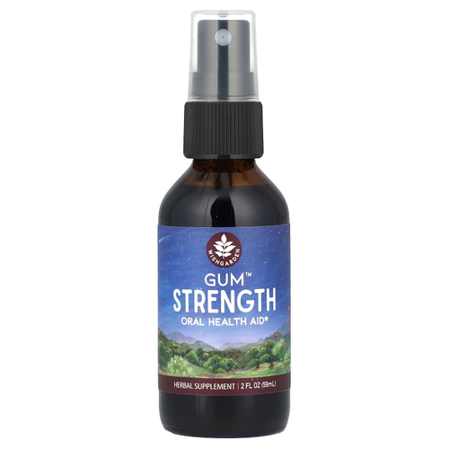 WishGarden Herbs, Gum ™ Strength, средство для ухода за полостью рта, 59 мл (2 жидк. Унции)