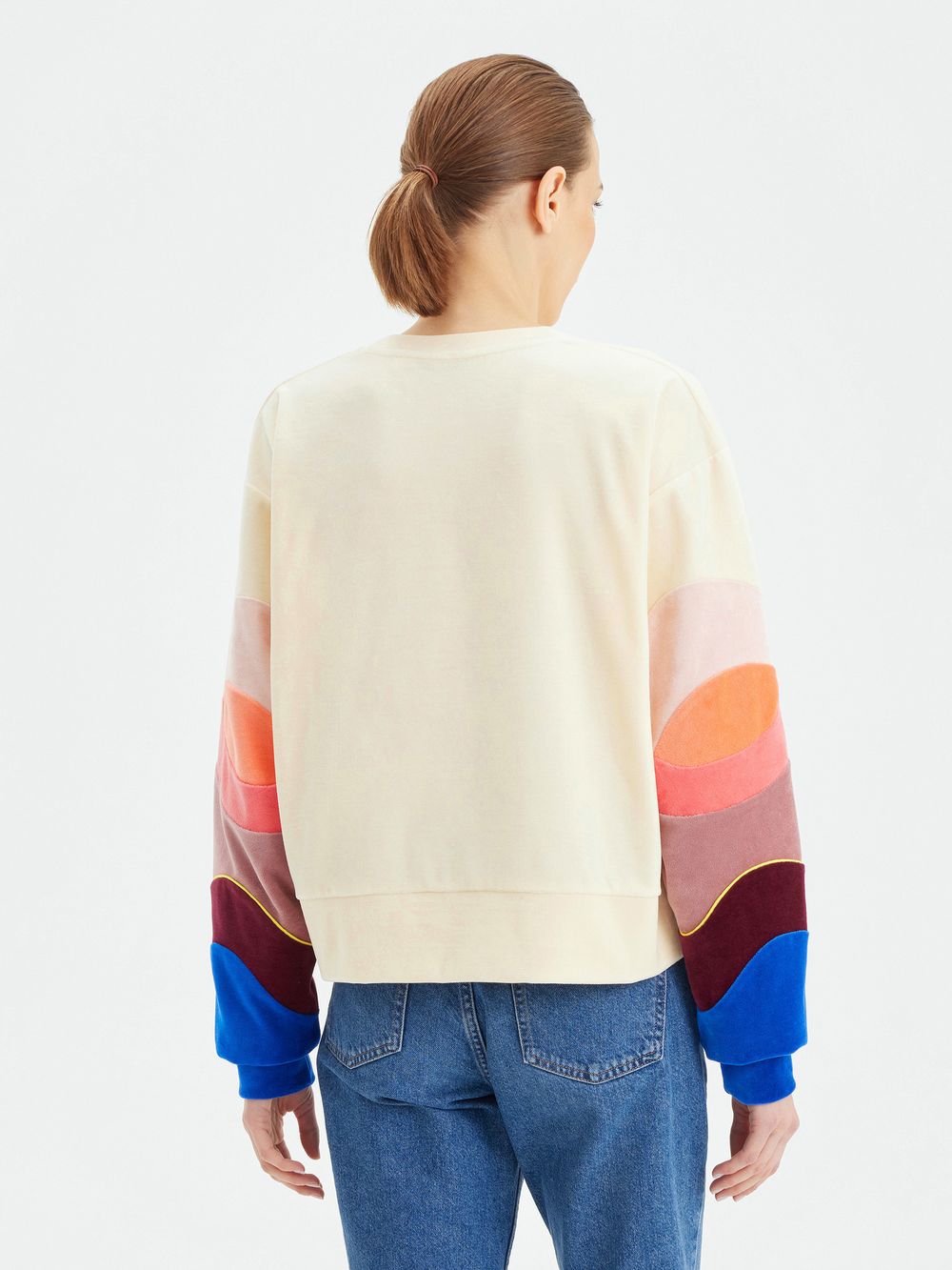 Свитшот "Бабочка" экрю