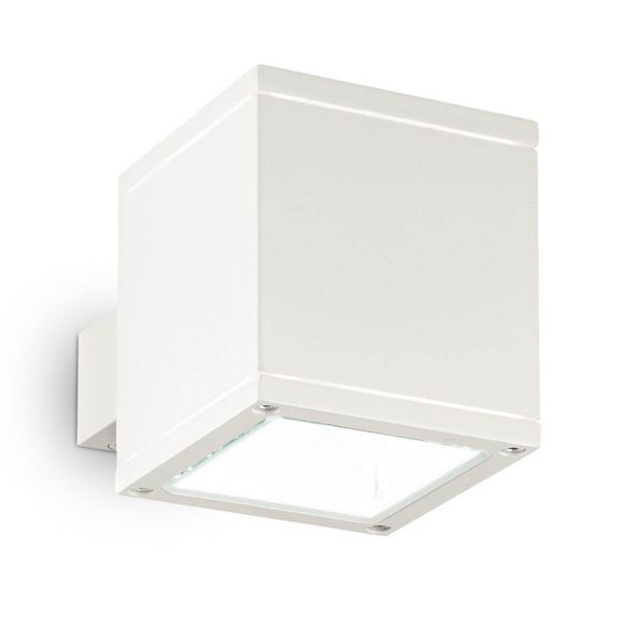 Уличный настенный светильник Ideal Lux Snif Ap1 Square Bianco 144276