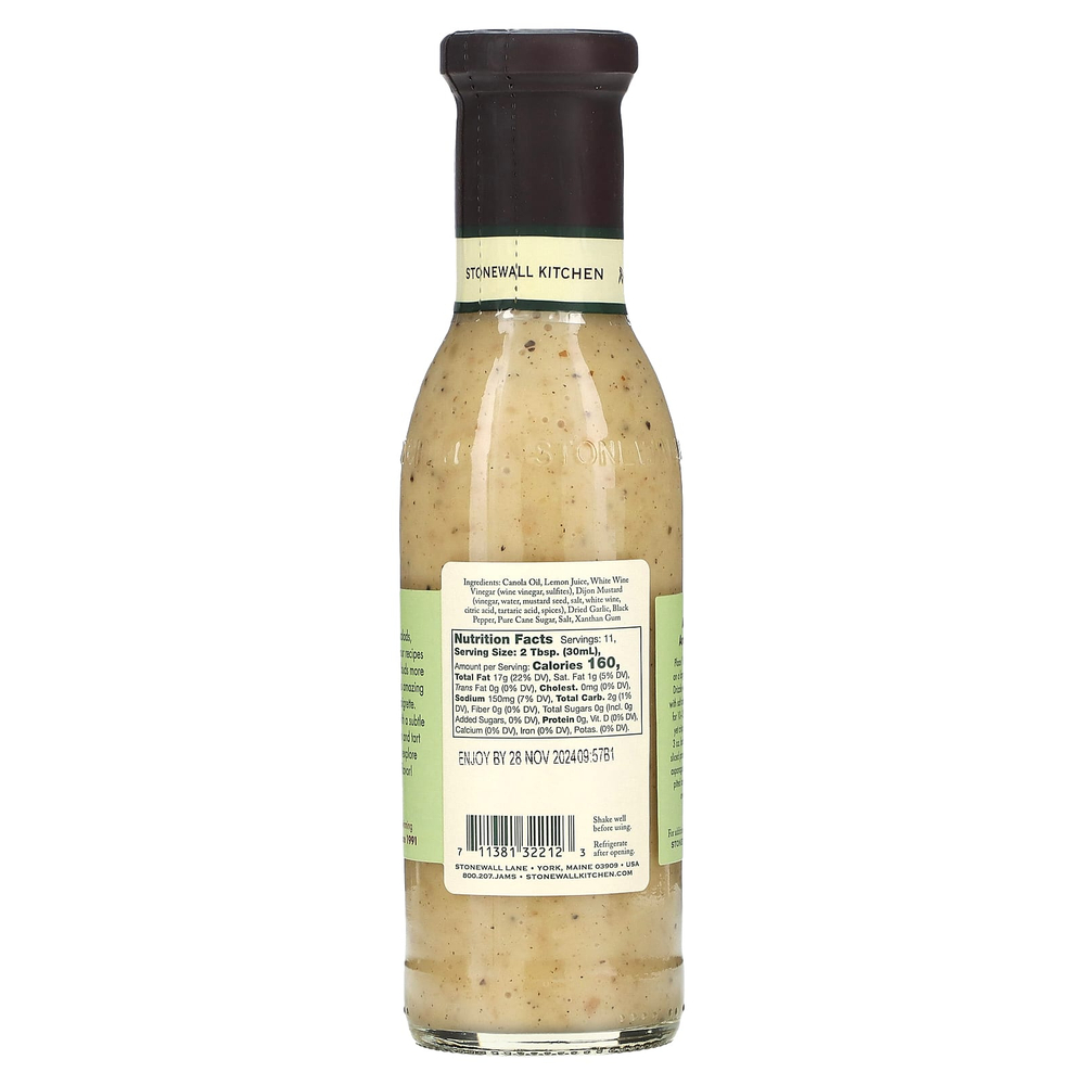 Stonewall Kitchen, заправка с лимонным уксусом, 330 мл (11 жидк. унций)