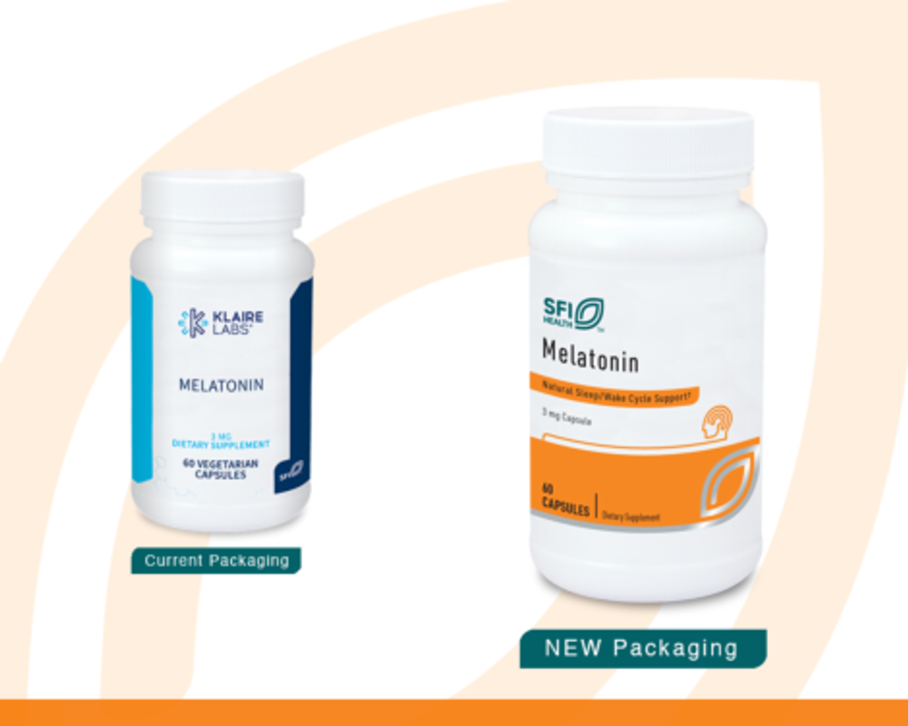 Melatonin 3 mg 60 капсул Klaire Labs / SFI Health