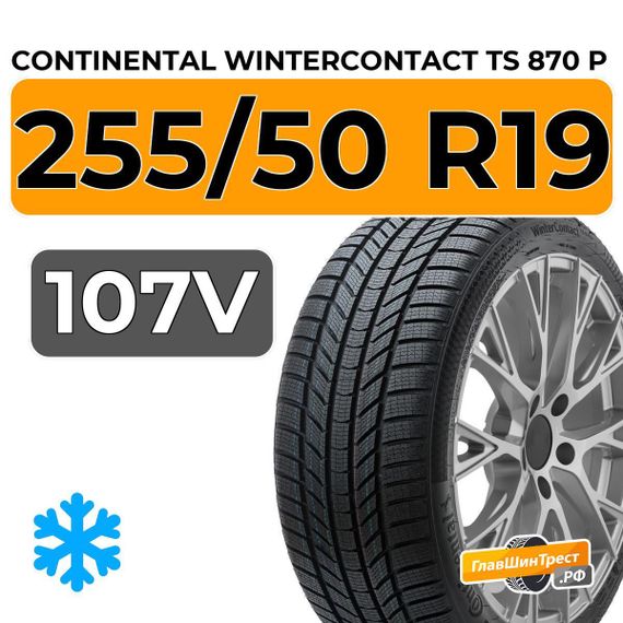 Continental WinterContact TS 870 P 255/50 R19 107V XL