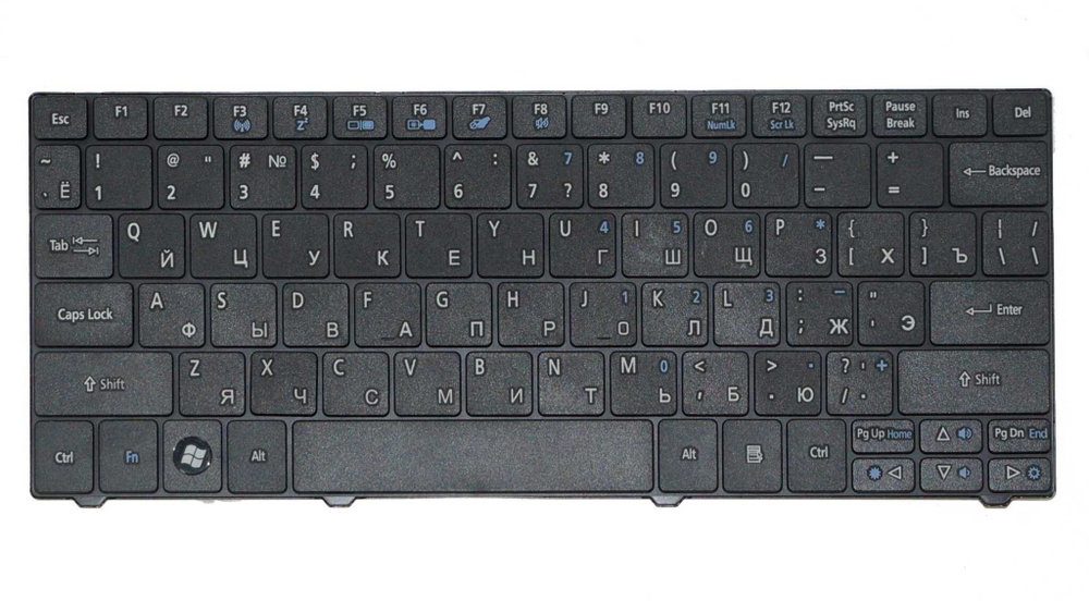 Клавиатура для ноутбуков ACER ASPIRE 1410, 1425, 1830T, 1825, 1810T, ASPIRE ONE 751, 721, 722, 752, 753, ZA3, ZA6  купить на REABALL.SU