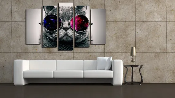 Модульная картина "Гипнокот"
