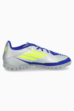 Сороконожки adidas F50 Club Messi TF - серебряный