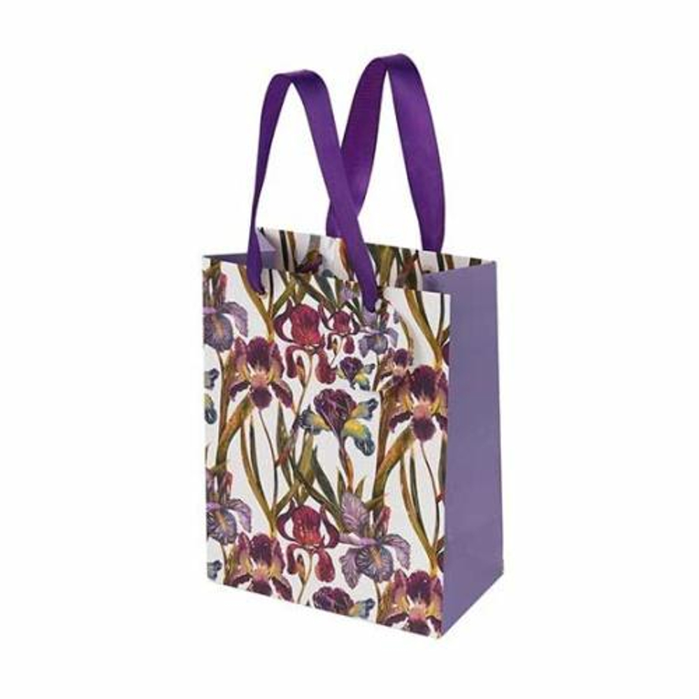 Пакет подарочный L, 26х32,4х13см. Premium "Flora. Ирисы" (BrunoVisconti)