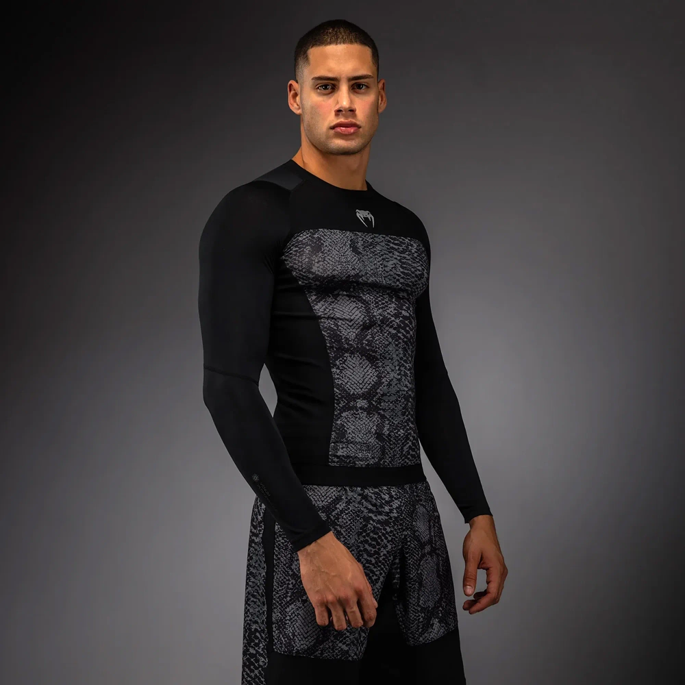 Рашгард Venum G-Fit Scales Rashguard black/charcoal grey