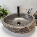 Раковина из речного камня RS63373 (55*47*16) 0123