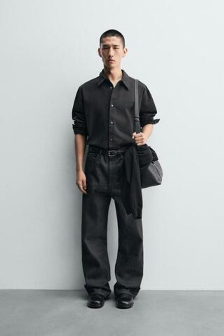 ZARA ДЖИНСЫ СВОБОДНОГО КРОЯ FLARE FIT, ИНДИГО