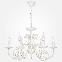 Подвесная люстра Eurosvet Tomas 60018/6 белый с золотом