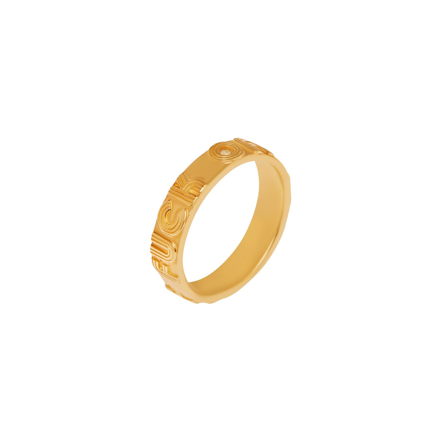 Кольцо Gold Ring – F*ck Off