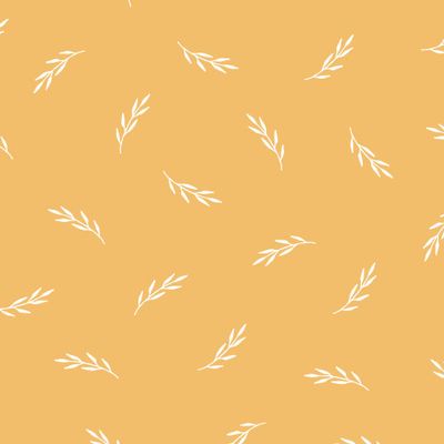 Растительный/Цветочный узор. Желтый фон.