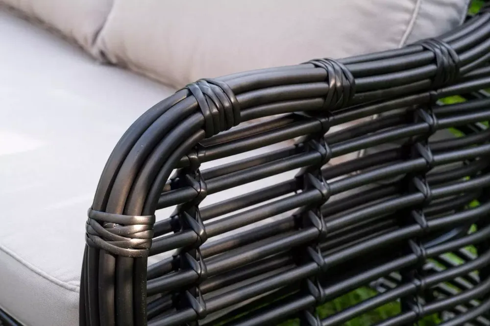 "Ницца" лаунж-зона из искусственного ротанга, цвет бронзовый