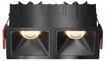 Встраиваемый светильник Maytoni Alfa LED DL043-02-10W3K-SQ-B-1