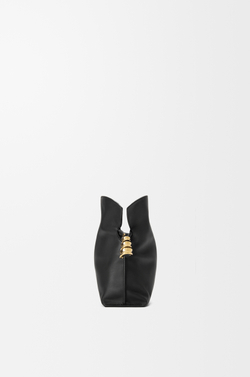 Loewe Мини-клатч Coil Flamenco из телячьей кожи наппа, черный
