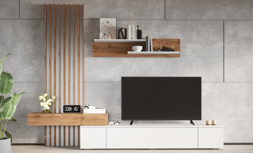 Гостиная Риана 2,5м Вотан/Белый