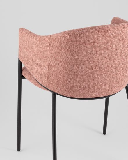 Стул обеденный Sheep шенилл пыльно-розовый