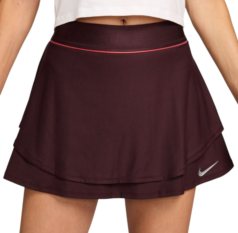 Теннисная юбка Nike Court Dri-Fit Slam - burgundy crush/light crimson