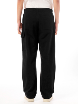 Брюки C.P. Company Diagonal Raised Fleece Cargo Lens Black