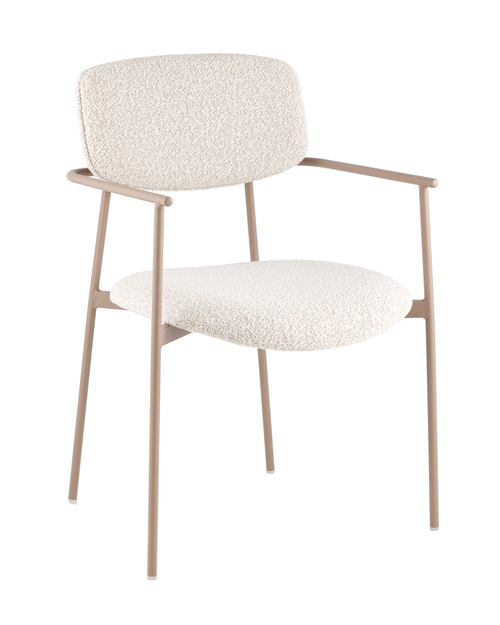 Стул Doe светло-бежевый бежевые ножки