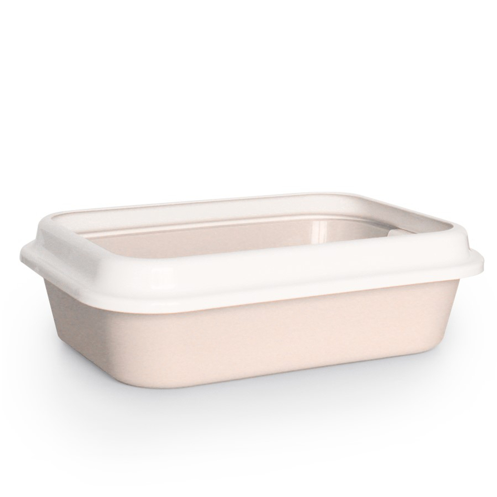 Лоток/туалет ZOOEXPRESS "Мегакис" для кошек с сеткой и рамкой - 46х34,5х14 см