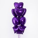 F Шар Звезда 18''/46 см, Фиолетовый (БГ-15)