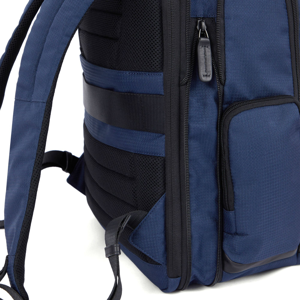 Рюкзак Piquadro Wollem CA6239W129BM/BLU синий полиэстер/натур.кожа