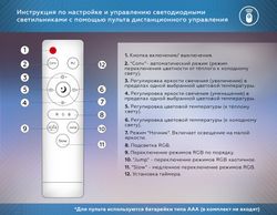 Ambrella Светодиодный светильник RGB с пультом управления Dance FZ604