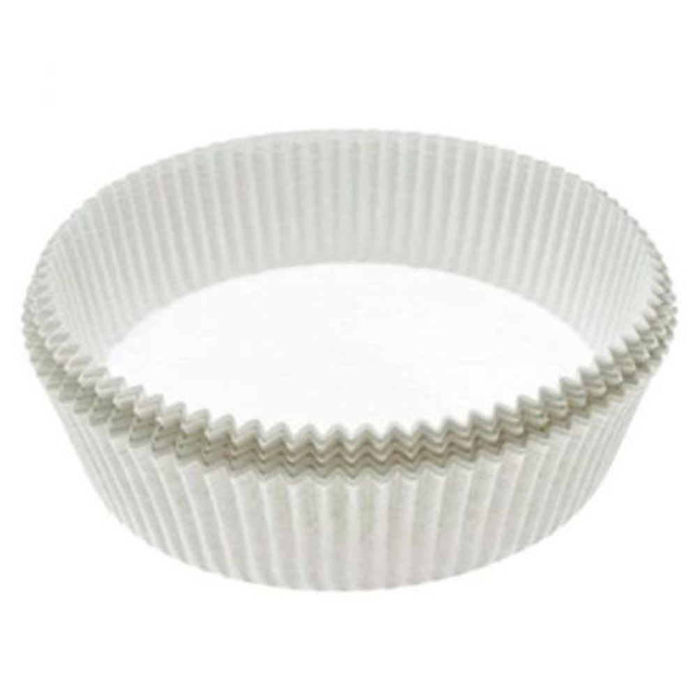 Тарталетки d 7,0 см, h 2,25 см белая 1/100шт