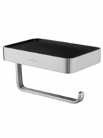 Держатель для туалетной бумаги с полкой WONZON & WOGHAND LOTTE, Хром (WW-8336)