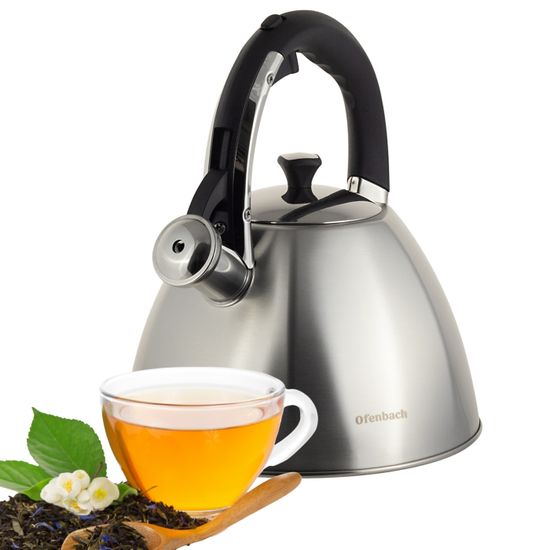 Чайник 3,2 л. из нержавеющей стали со свистком Ofenbach NB 100307