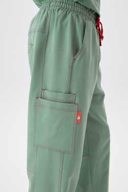 Брюки медицинские мужские Гекай, шалфей