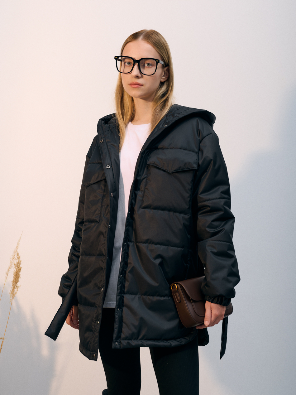 Куртка демисезонная "Эмми" черный