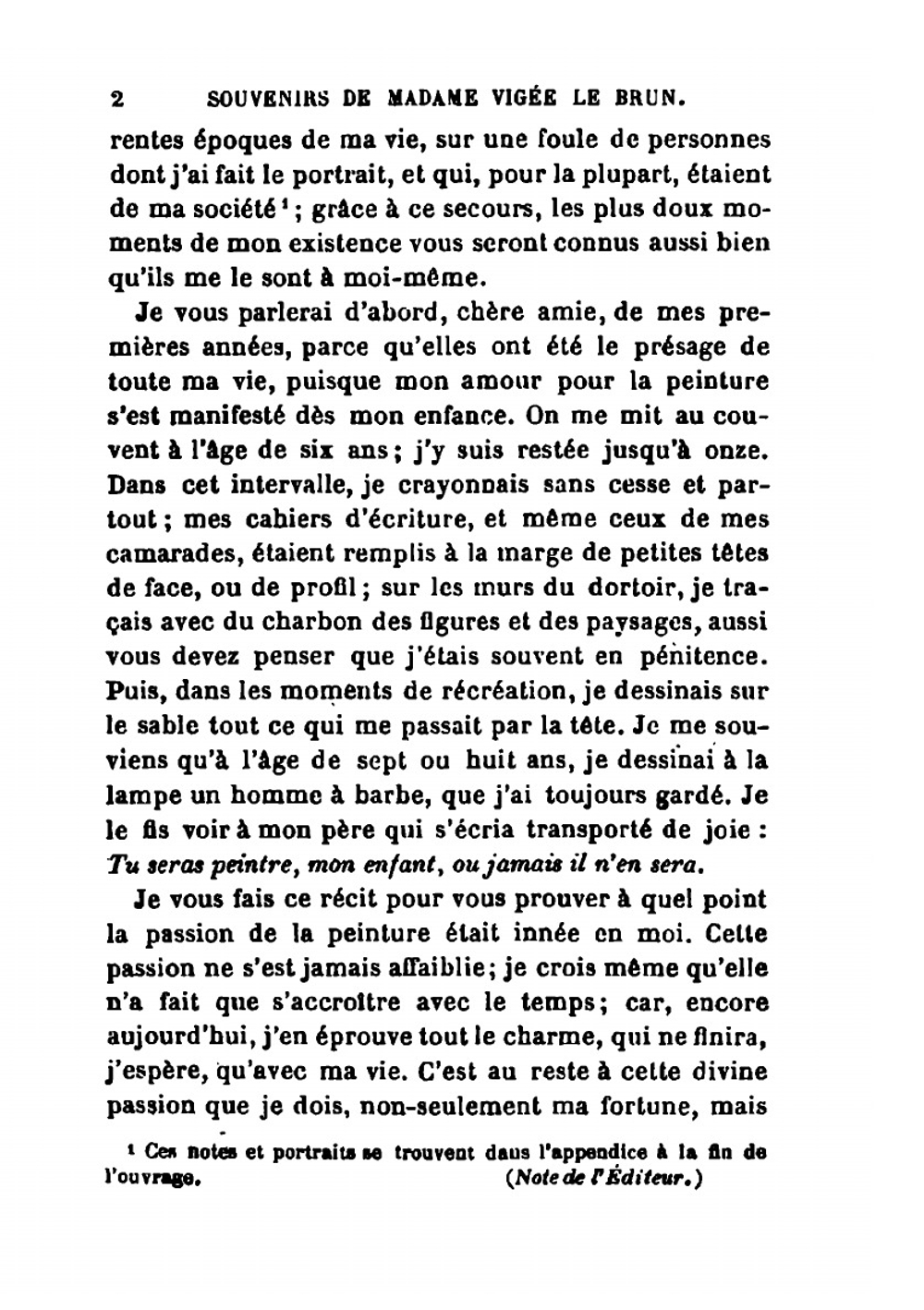 Souvenirs de Madame Vigée Le Brun . Tome 1-2 | Louise-Elisabeth Vigée-Lebrun