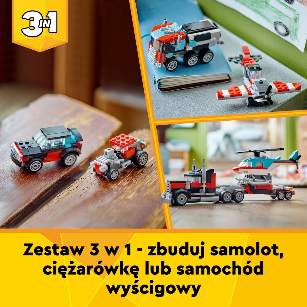 LEGO Creator — Грузовик и вертолет 3 в 1 31146 / артикул   31146  / GTIN 5702017567402