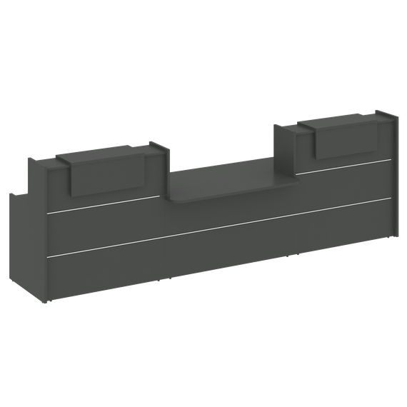 Onix Ресепшн O.R-K-18 Антрацит 3790*766*1187