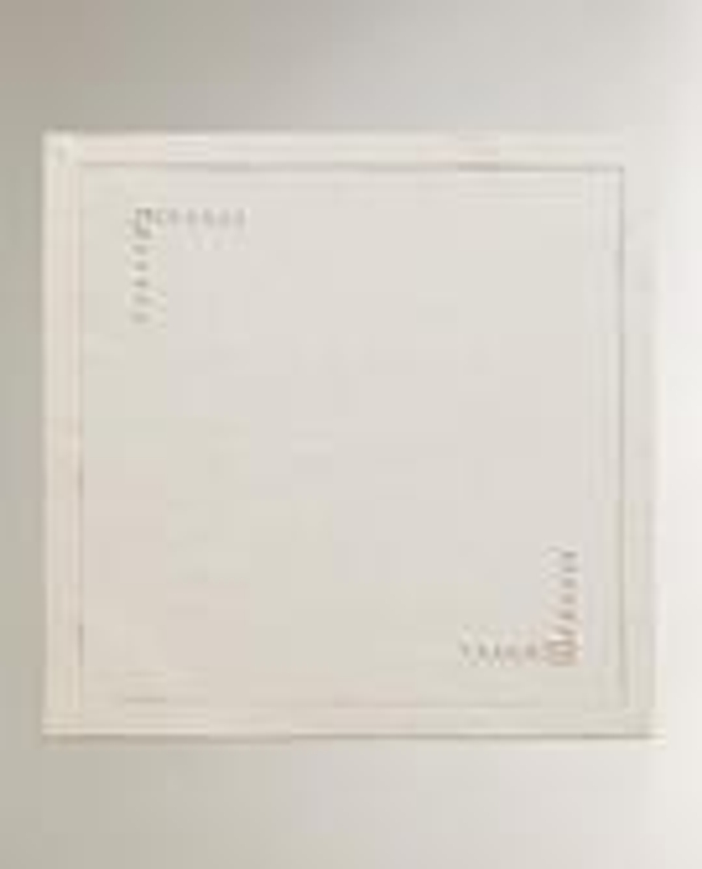 ZARA HOME НАБОР ЛЬНЯНЫХ САЛФЕТОК С МЕРЕЖКОЙ (2 ШТ.), ЭКРЮ