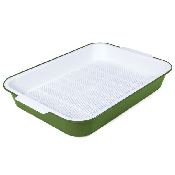 Туалет для кошек с сеткой 